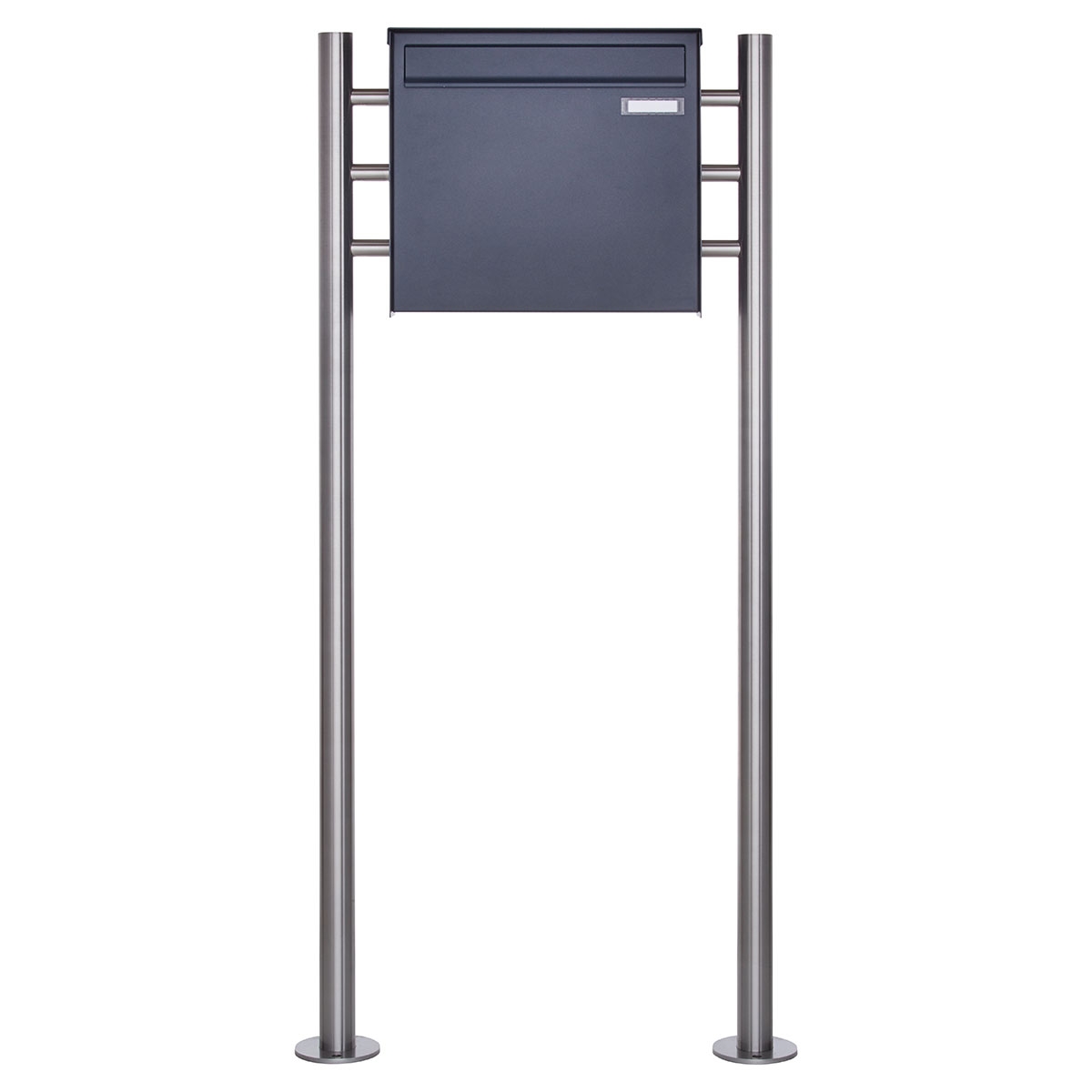 Zaunbriefkasten freistehend Design BASIC Plus 381XZ ST-R - RAL nach Wahl Zaunbriefkasten freistehend Design BASIC Plus 381XZ ST-R - RAL nach Wahl