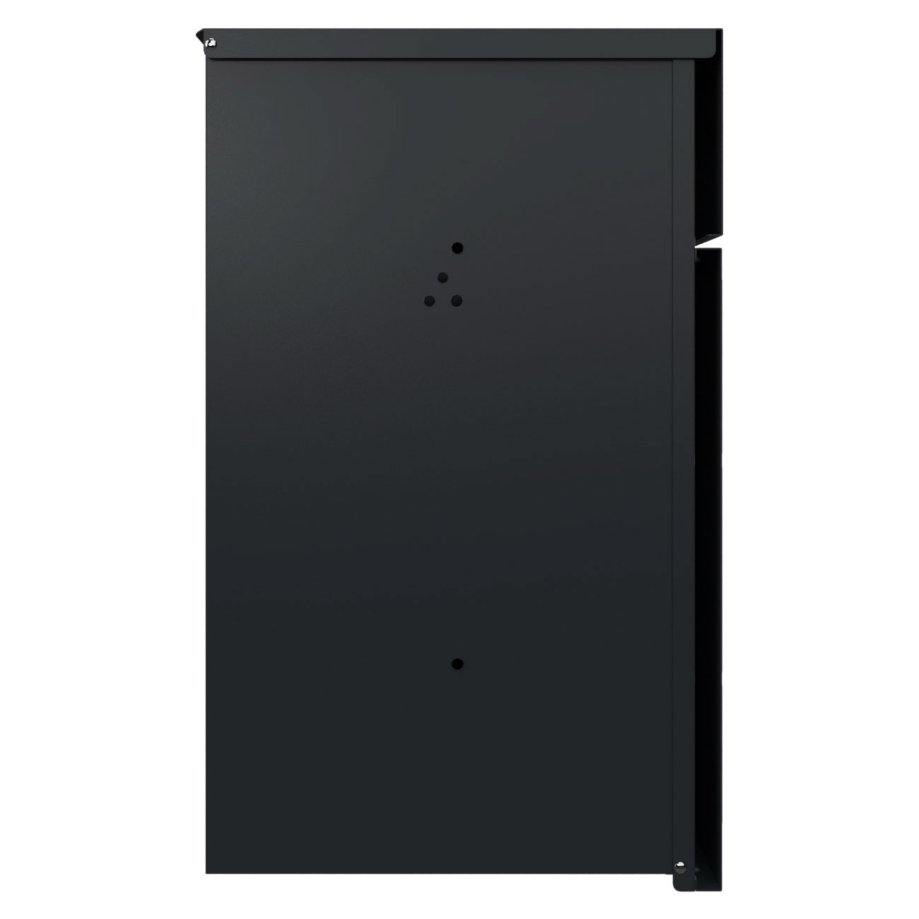 Surface-mounted parcel box KANT Edition - Design Elegance 2 - RAL 9005 jet black