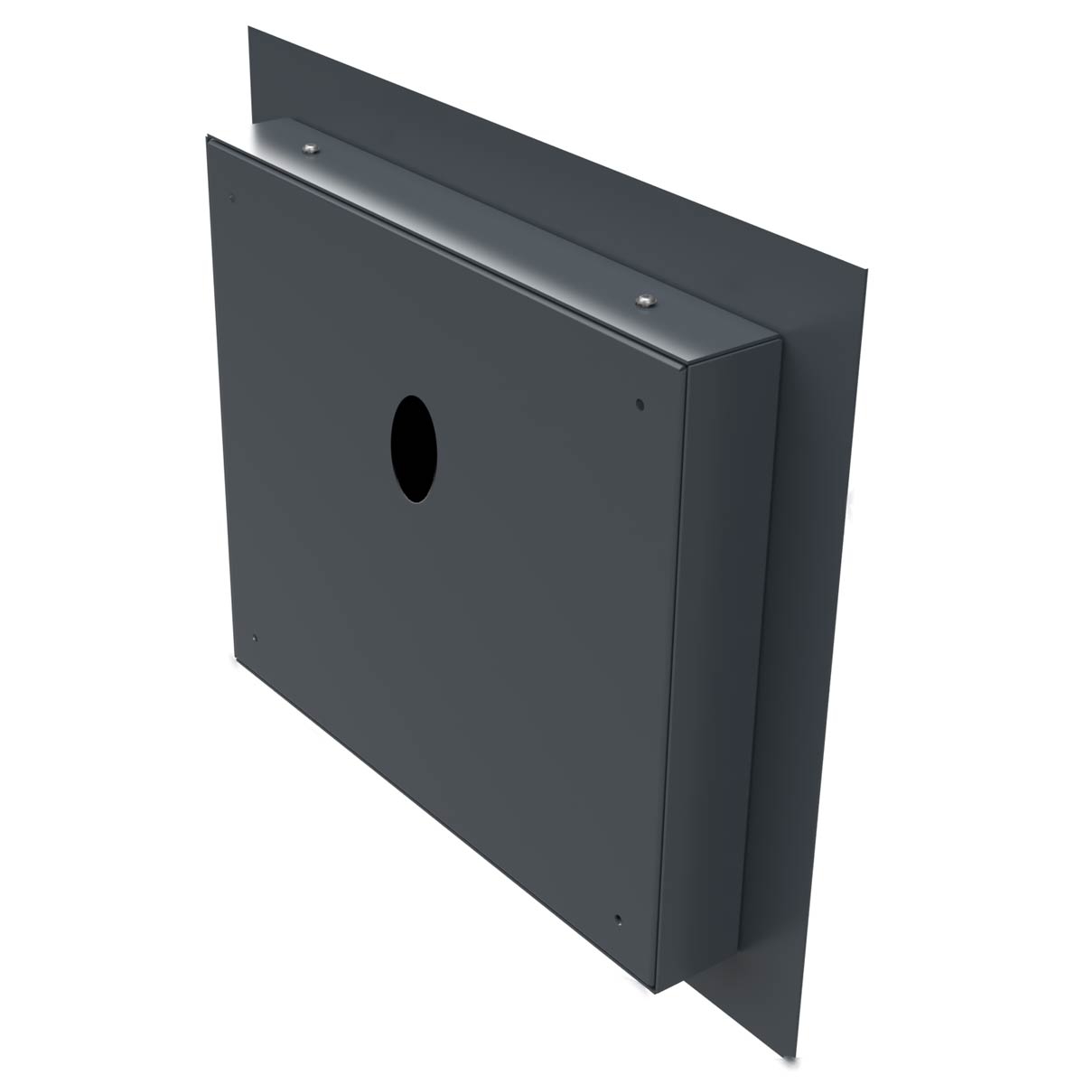 Surface-mounted house number sign BASIC 425BL - 580x500 - Illuminated house number and lettering