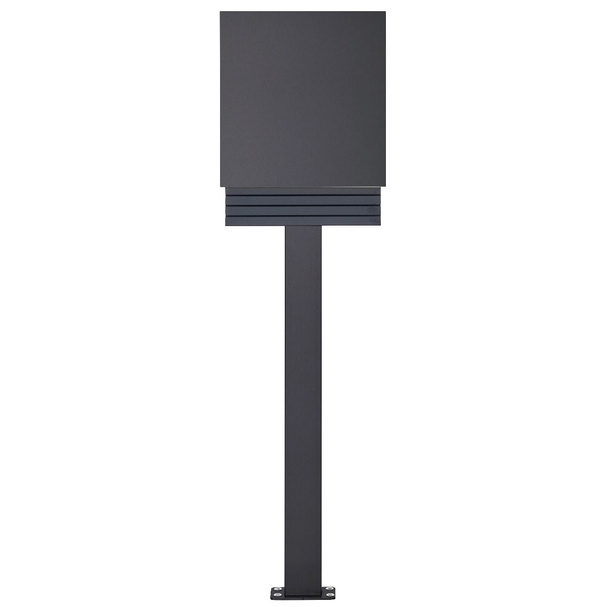 Design cassetta per le lettere e scomparto per giornali SCHILLER SMALL VAR - acciaio inox V2A, verniciato a polvere in grigio antracite RAL 7016 Design cassetta per le lettere e scomparto per giornali SCHILLER SMALL VAR - acciaio inox V2A, verniciato a polvere in grigio antracite RAL 7016