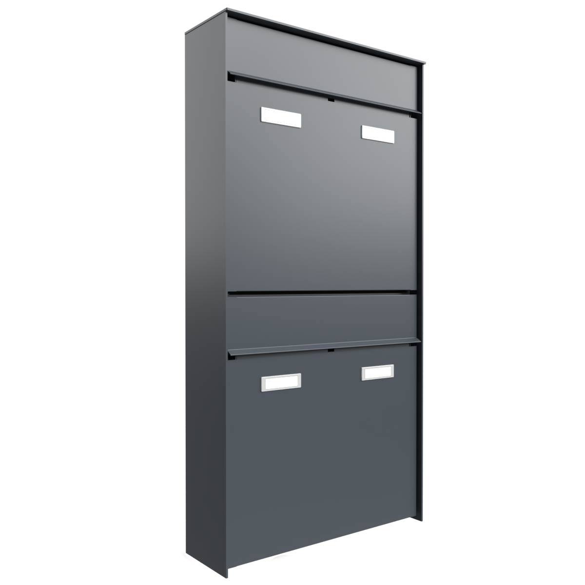 2er 1x2 Design surface-mounted letterbox system GOETHE AP - RAL of your choice 2er 1x2 Design surface-mounted letterbox system GOETHE AP - RAL of your choice