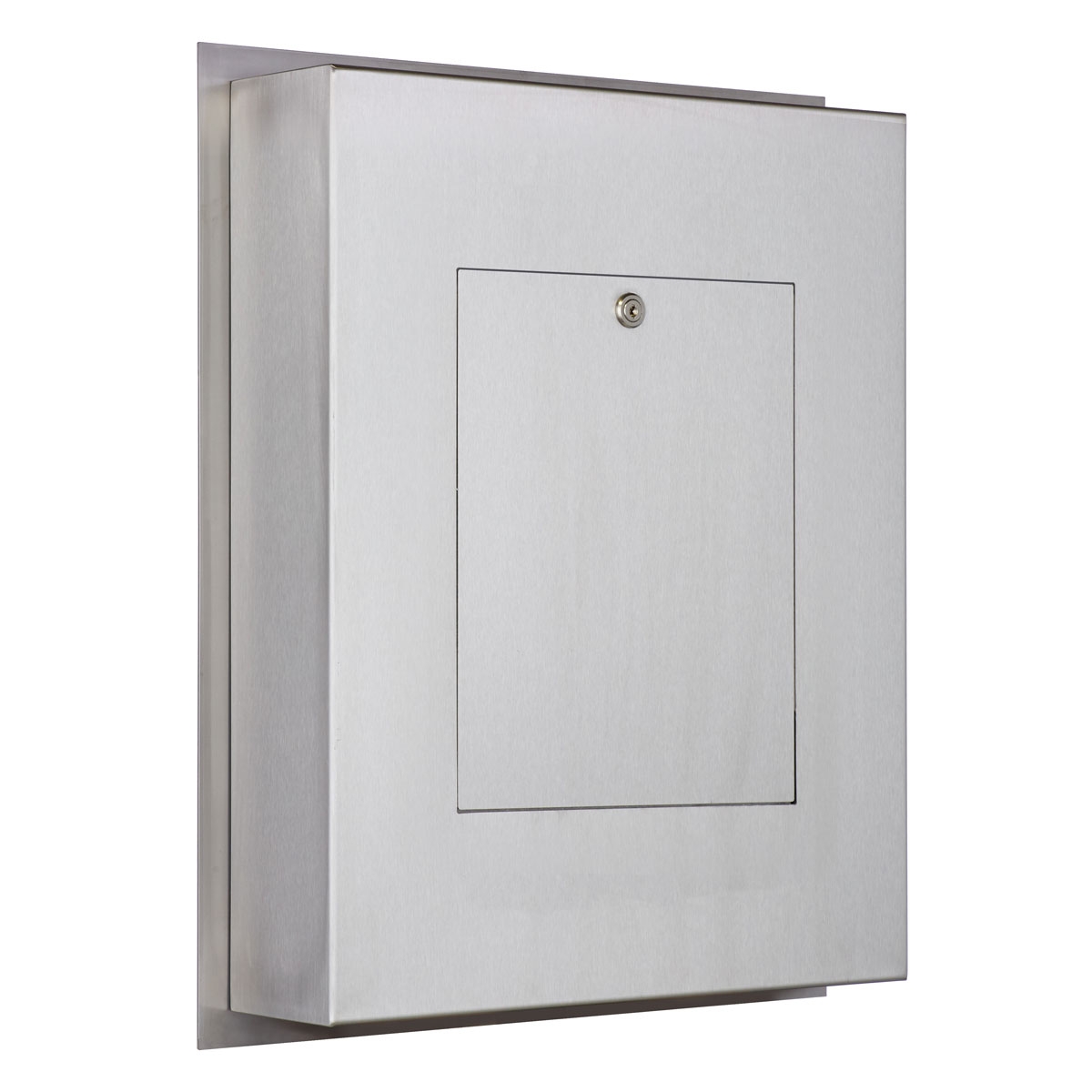 Cassetta postale di design in acciaio inox DESIGNER Style BIG - rimozione posteriore Cassetta postale di design in acciaio inox DESIGNER Style BIG - rimozione posteriore