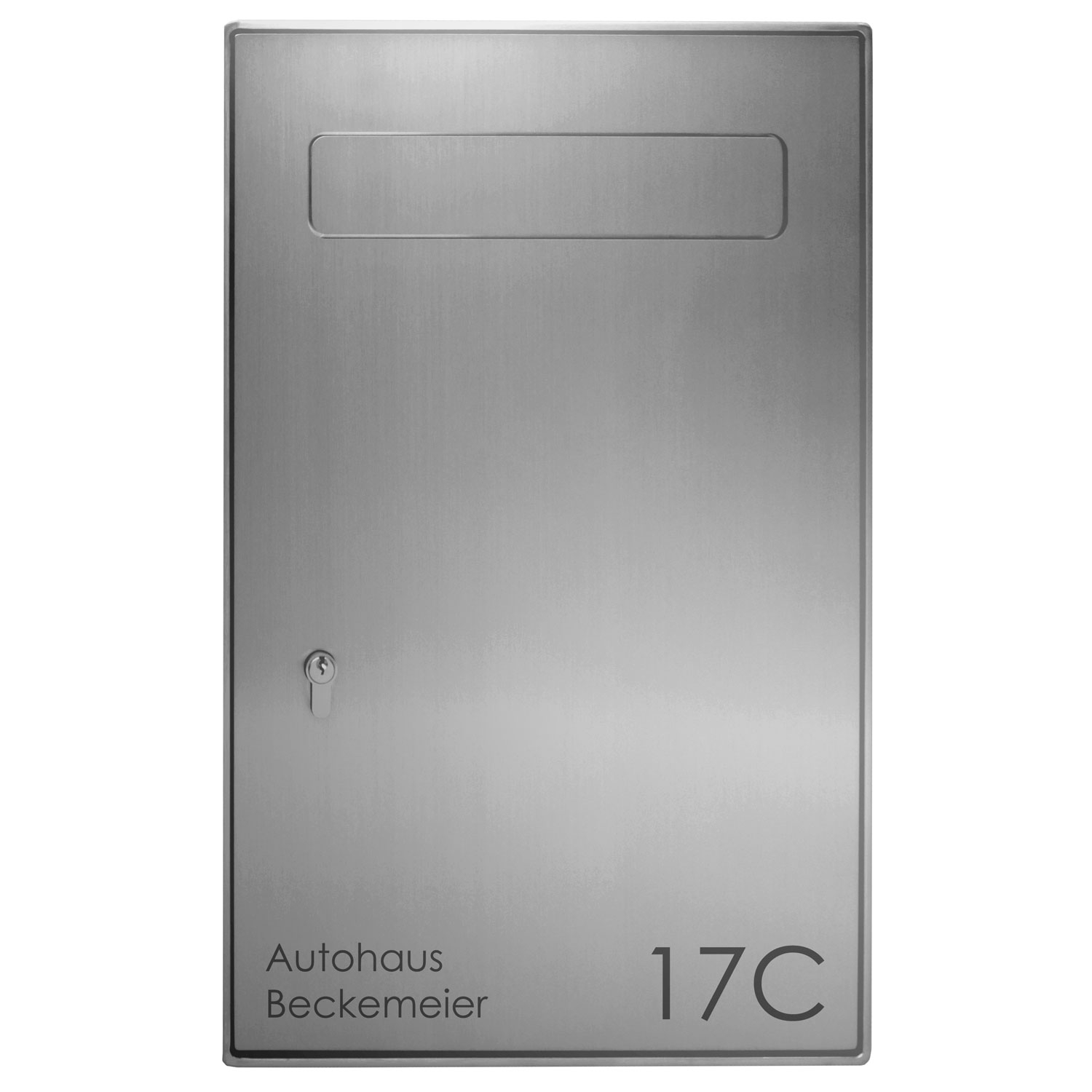 Cassetta postale di sicurezza tipo 116 AP - acciaio inox lucido