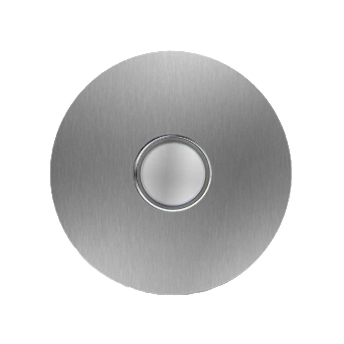 9c6faaf20c2fc4a7e3cc46a855b29834a2b025b0 Bell plate Designer LED - ROUND 100 - polished stainless steel