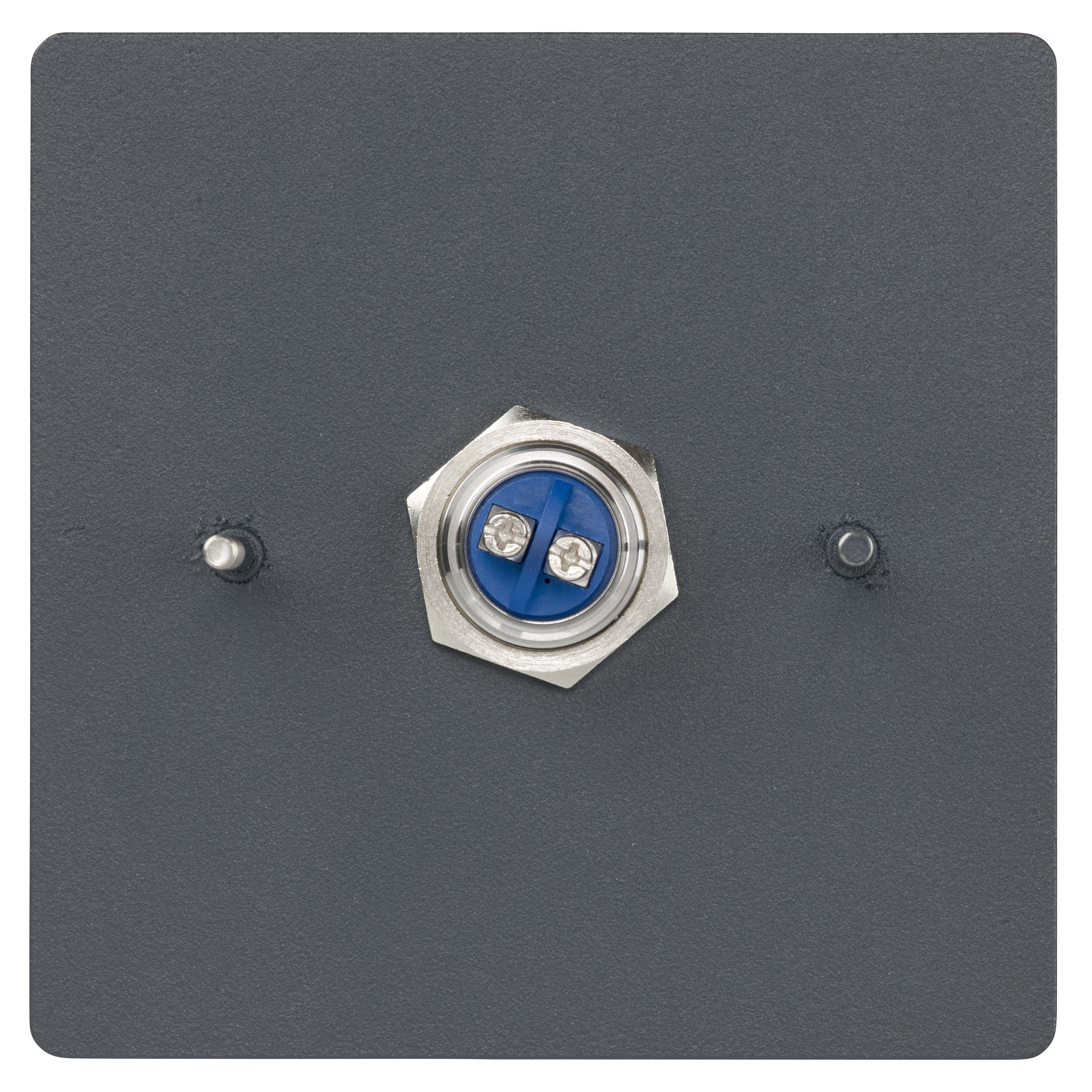 97659fa77f9ae5bb3a94c9688cee6debb75292f1 Stainless steel bell plate BASIC Elegance I 421E1-9090 powder-coated - QUADRATIC
