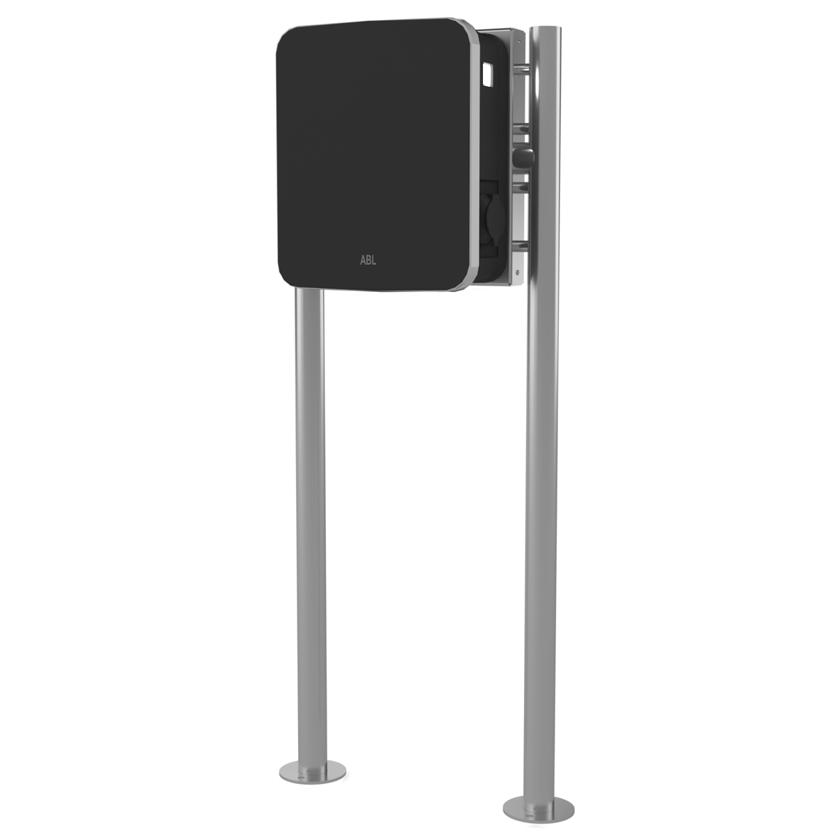 Edelstahl Standsäule BASIC 605 ST-R - Wallbox vorbereitet - RAL nach Wahl Edelstahl Standsäule BASIC 605 ST-R - Wallbox vorbereitet - RAL nach Wahl