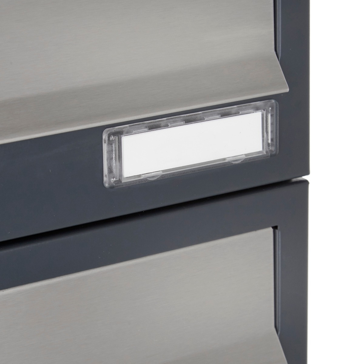Sistema di cassette per le lettere da appoggio in acciaio inox Design BASIC Plus 385XA