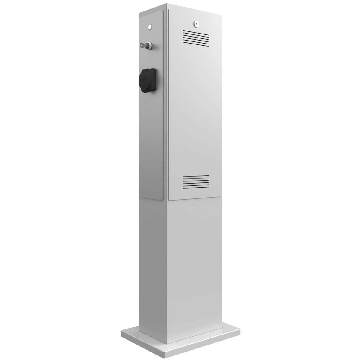 Charging pole Plug BASIC Charge 2 - 22kW/32A - 11kW/16A with 2x type 2 socket Charging pole Plug BASIC Charge 2 - 22kW/32A - 11kW/16A with 2x type 2 socket