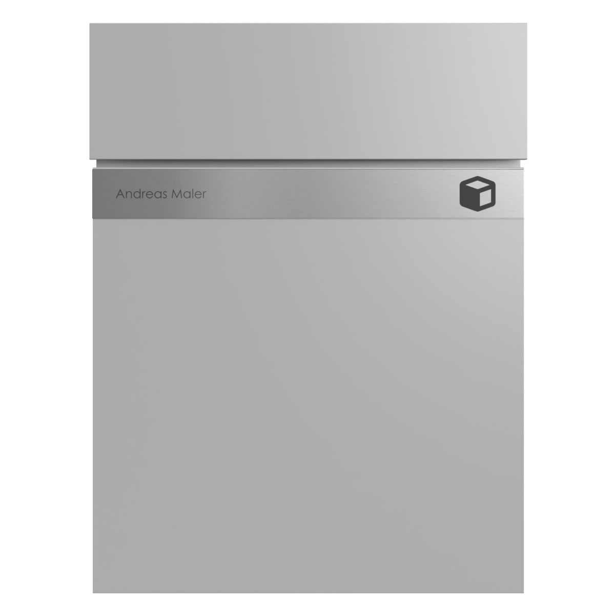 Surface-mounted parcel box KANT Edition - Design Elegance 2 - RAL 9007 grey aluminium Surface-mounted parcel box KANT Edition - Design Elegance 2 - RAL 9007 grey aluminium