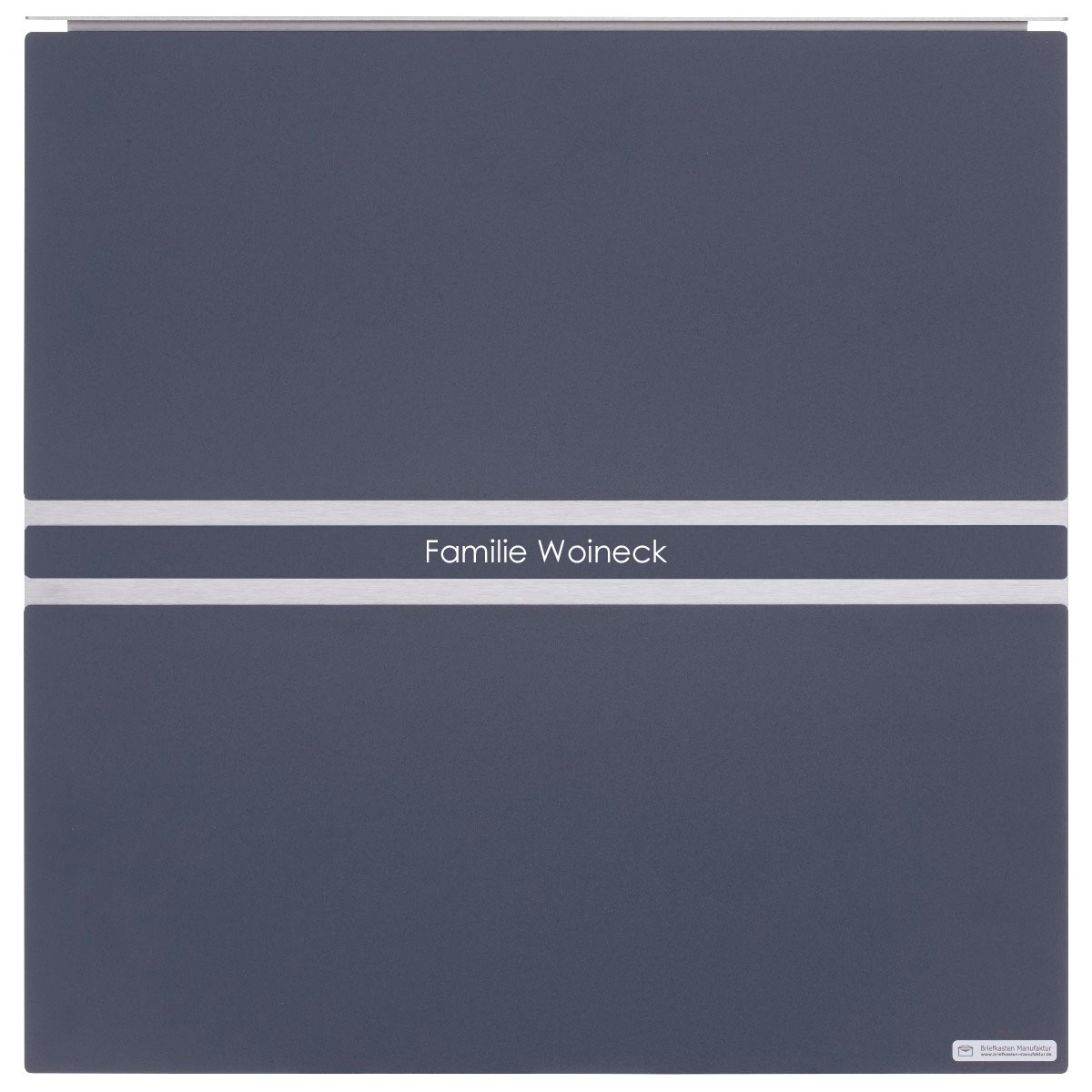 Edelstahl Design Briefkasten KÄSTNER - Design Linie TWOSmall in RAL nach Wahl Edelstahl Design Briefkasten KÄSTNER - Design Linie TWOSmall in RAL nach Wahl