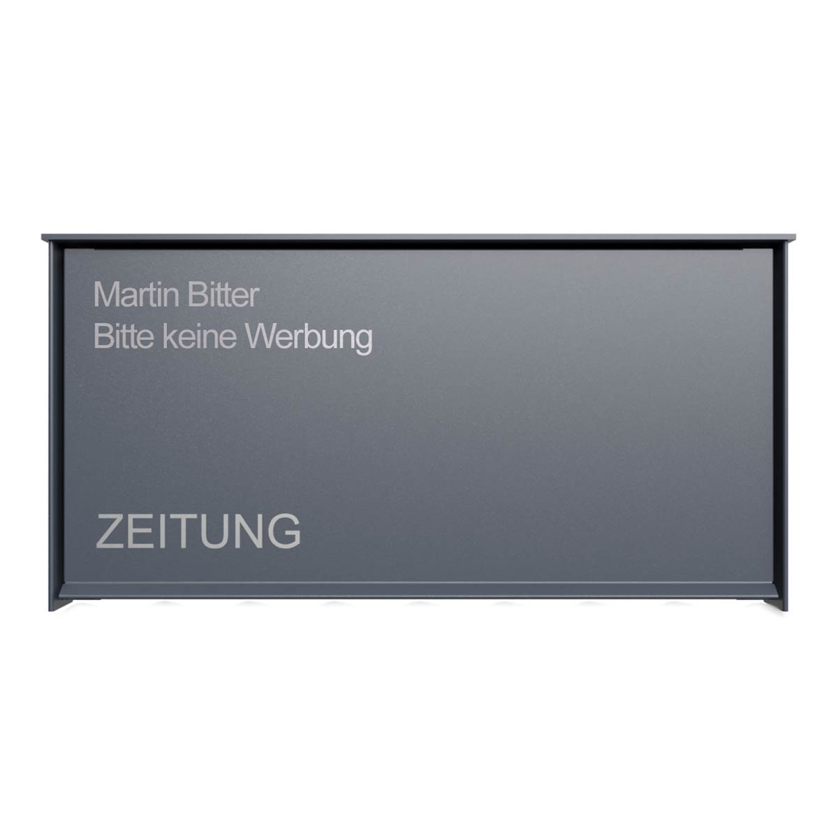 569bc4cdc43832a5d674442d268246790da43f66 Design surface-mounted newspaper box GOETHE AP - RAL of your choice