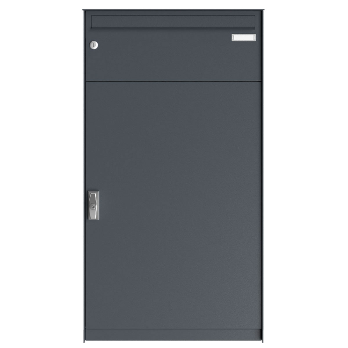 XXL parcel locker system BASIC Plus 863X STL with parcel locker 550x770 and letterbox 550x220 - colour of your choice