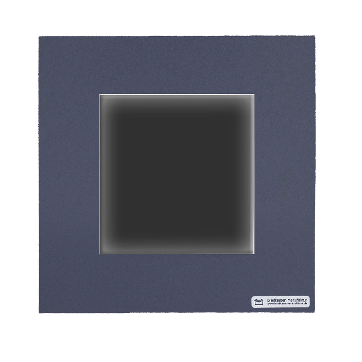 63863cbd4530d892d72b1530a3d629ffe4ded25f Stainless steel front panel for flush-mounted installation of GIRA System 106 - 1-gang prepared - RAL of your choice
