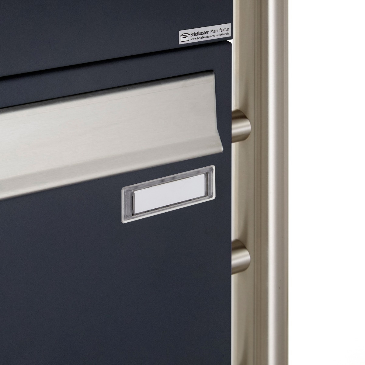 Standbriefkasten Design BASIC 381 ST-R mit Zeitungsfach - Edelstahl-Anthrazit-Grau RAL 7016 Standbriefkasten Design BASIC 381 ST-R mit Zeitungsfach - Edelstahl-Anthrazit-Grau RAL 7016