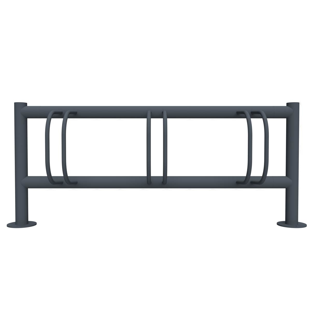 b704c4561c858b148bbd8b0b8d101413efeb62eb Aparcabicicletas ACHIM - Acero inoxidable con recubrimiento en polvo en color RAL - Ajuste unilateral de las ruedas