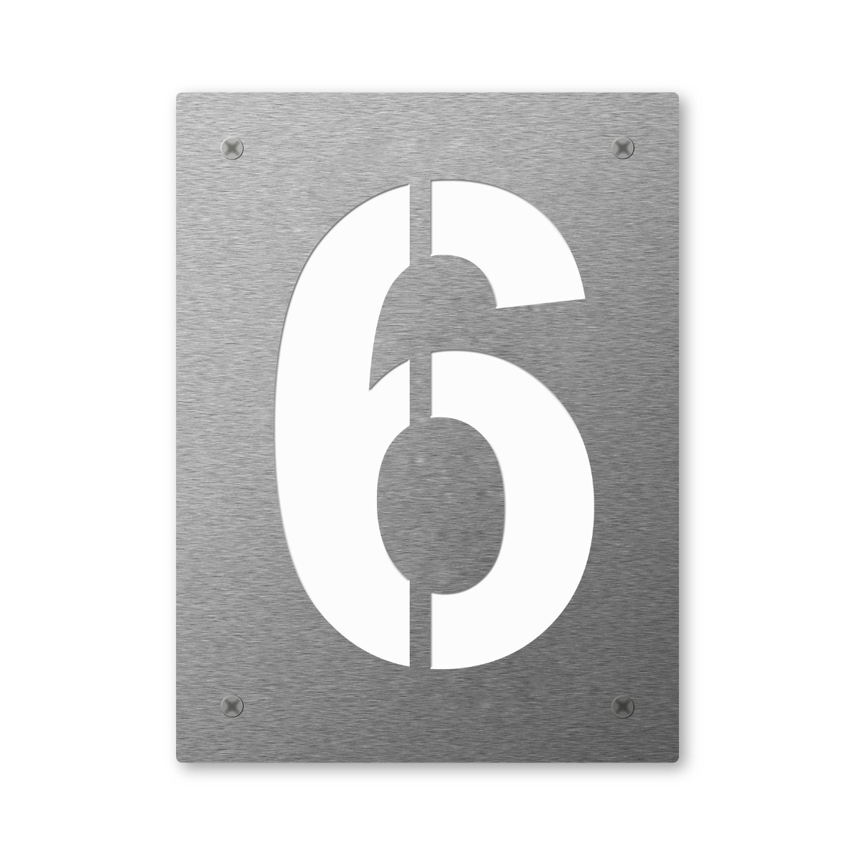 88fac6c3c4f306baee2900363eba08303974b123 Stainless steel house number Heym 240mm