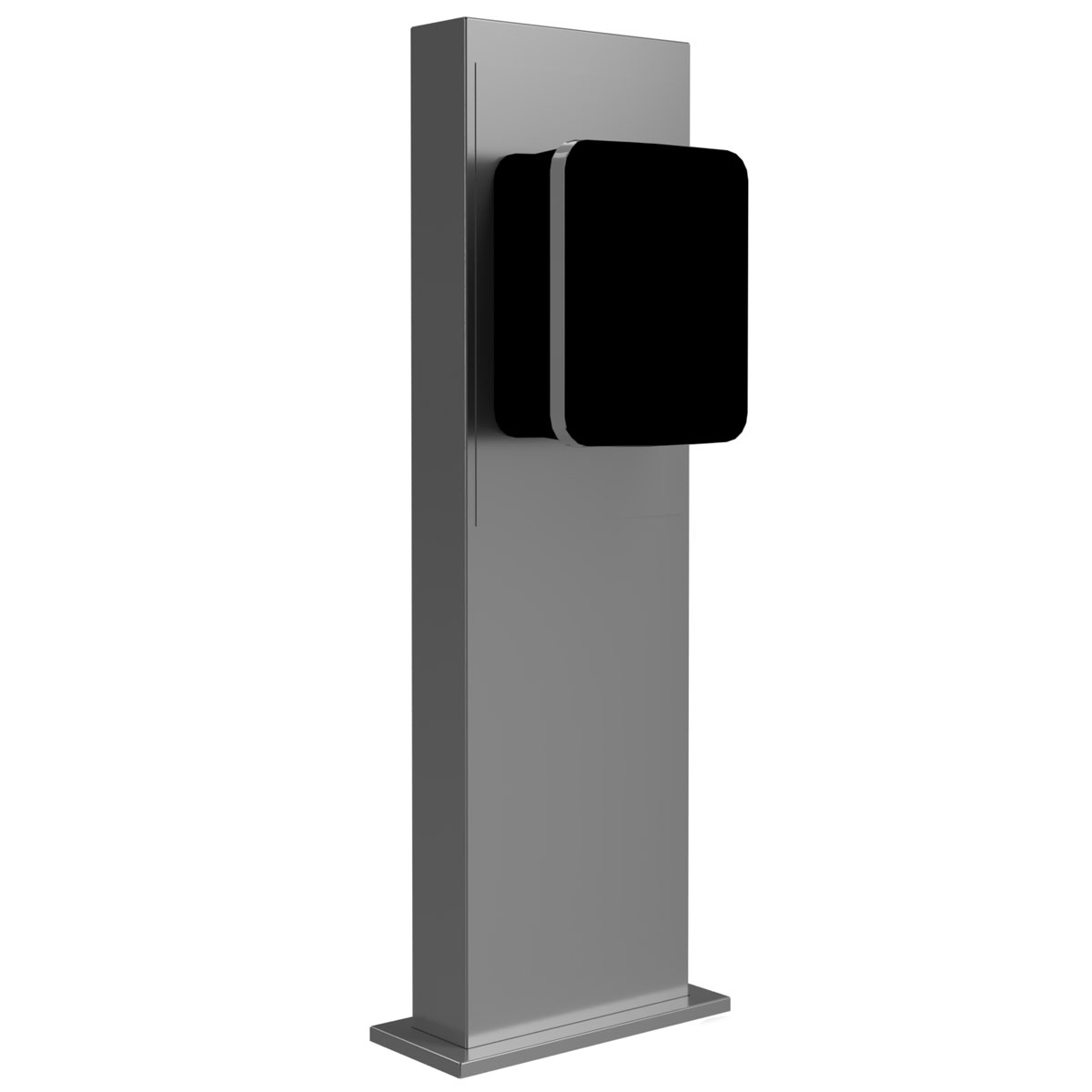 Stainless steel stele GRIMM 605 BIG - Customised wallbox prepared - Polished stainless steel Stainless steel stele GRIMM 605 BIG - Customised wallbox prepared - Polished stainless steel