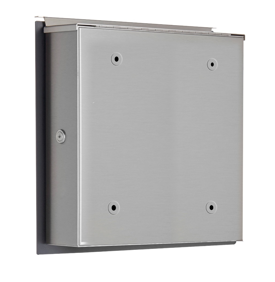 Edelstahl Design Briefkasten KÄSTNER - Design Linie "ONE" in RAL nach Wahl Edelstahl Design Briefkasten KÄSTNER - Design Linie "ONE" in RAL nach Wahl