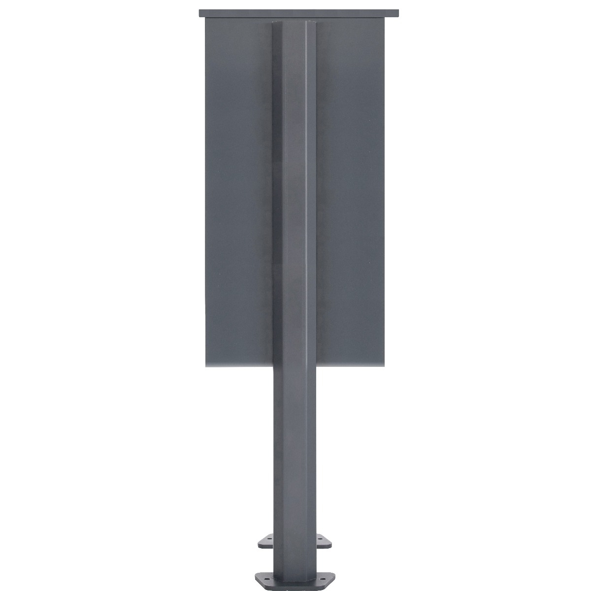 9er Edelstahl Standbriefkasten Design BASIC Plus 385XP ST-T mit Klingelkasten - RAL nach Wahl 9er Edelstahl Standbriefkasten Design BASIC Plus 385XP ST-T mit Klingelkasten - RAL nach Wahl