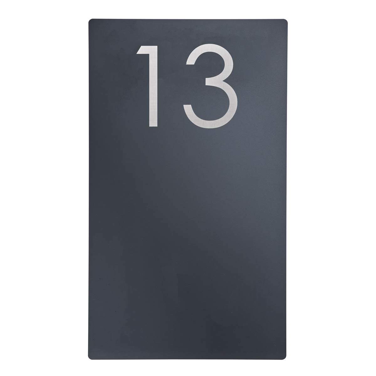 2c1ac50dea3a32fda0717bf498ba28dde96ebaef Rótulo de acero inoxidable Elegance 423AV2 225x395 - RAL a elegir - Número de casa - Calle o nombre