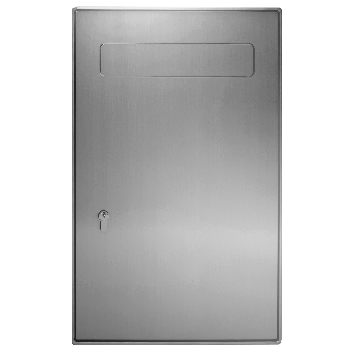 Cassetta postale di sicurezza tipo 116 AP - acciaio inox lucido