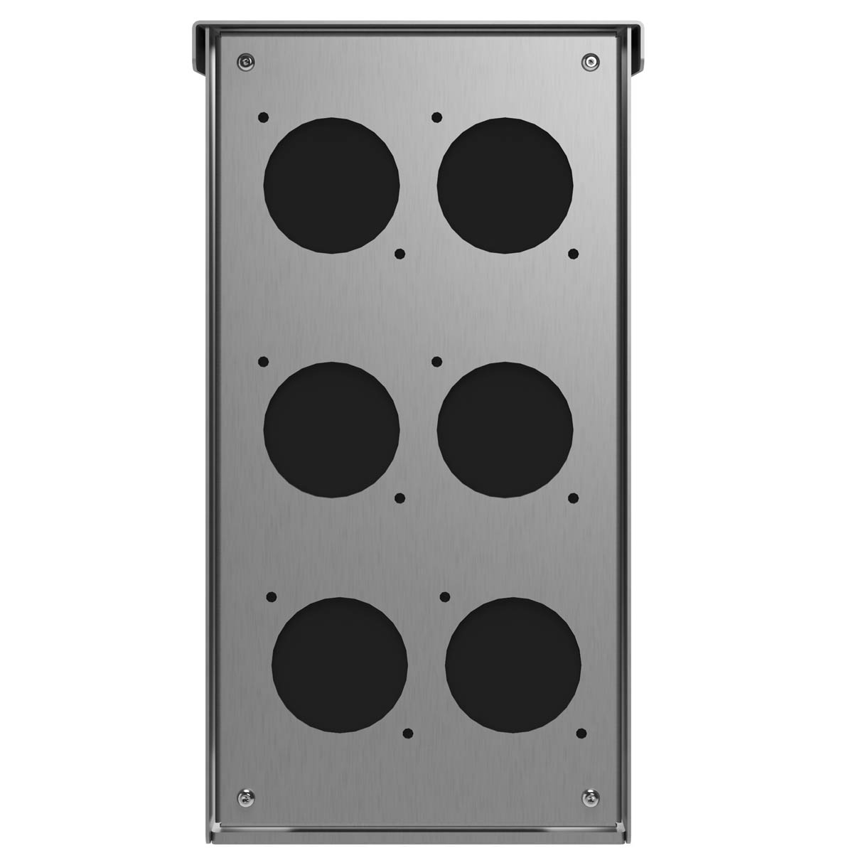 Socket outlet pillar BASIC 372 for floor mounting - prepared - polished V2A stainless steel Socket outlet pillar BASIC 372 for floor mounting - prepared - polished V2A stainless steel