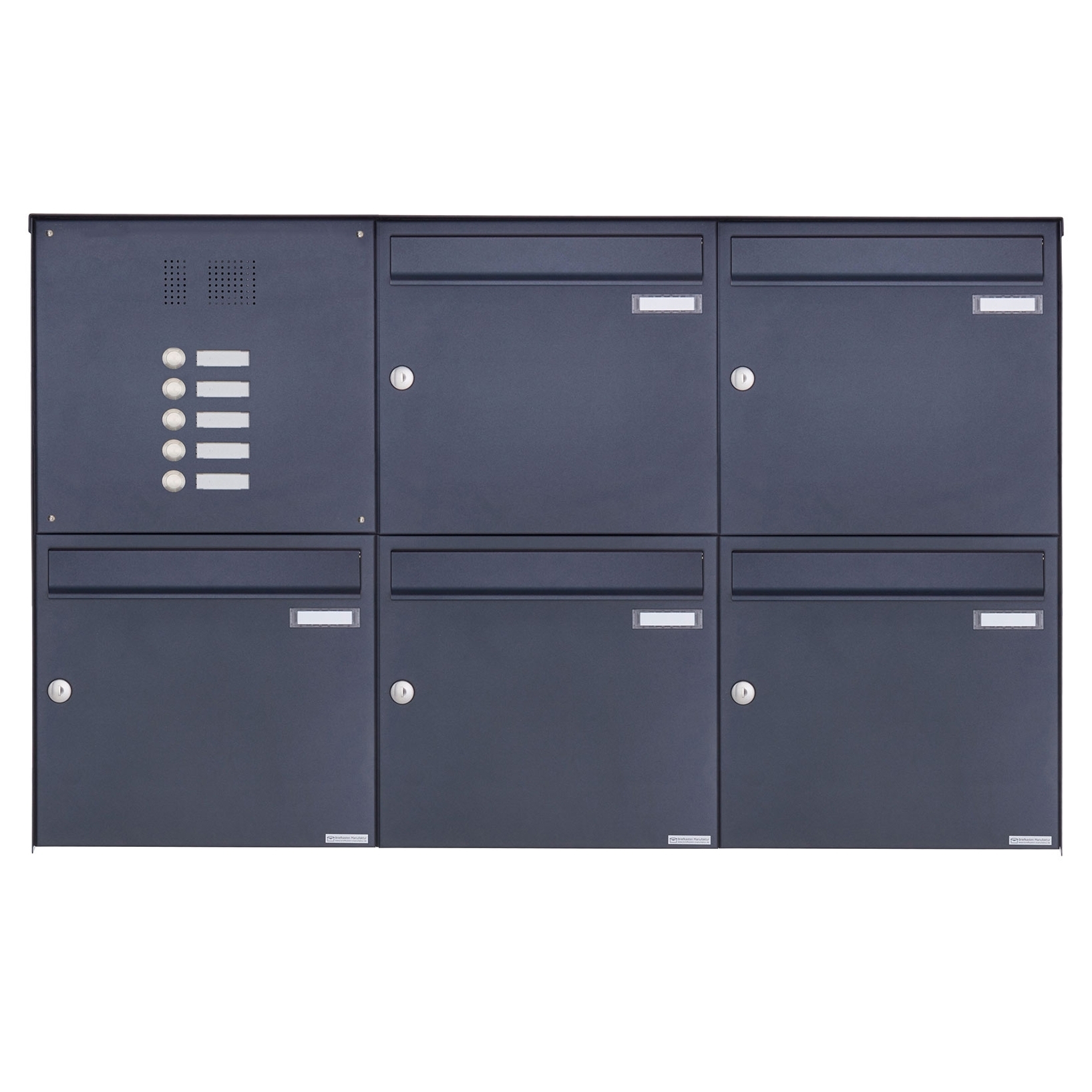 Boîte aux lettres design BASIC Plus 382XA AP avec boîte de sonnerie - RAL au choix