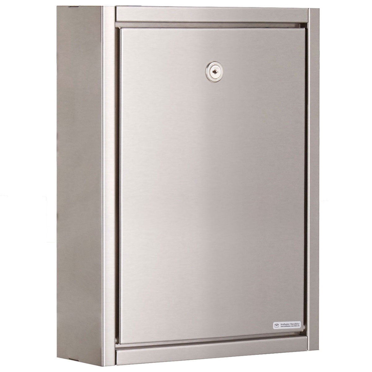 Buzón de acero inoxidable para puerta interior SMALL - Adecuado para ranura de carta 300x115mm Buzón de acero inoxidable para puerta interior SMALL - Adecuado para ranura de carta 300x115mm
