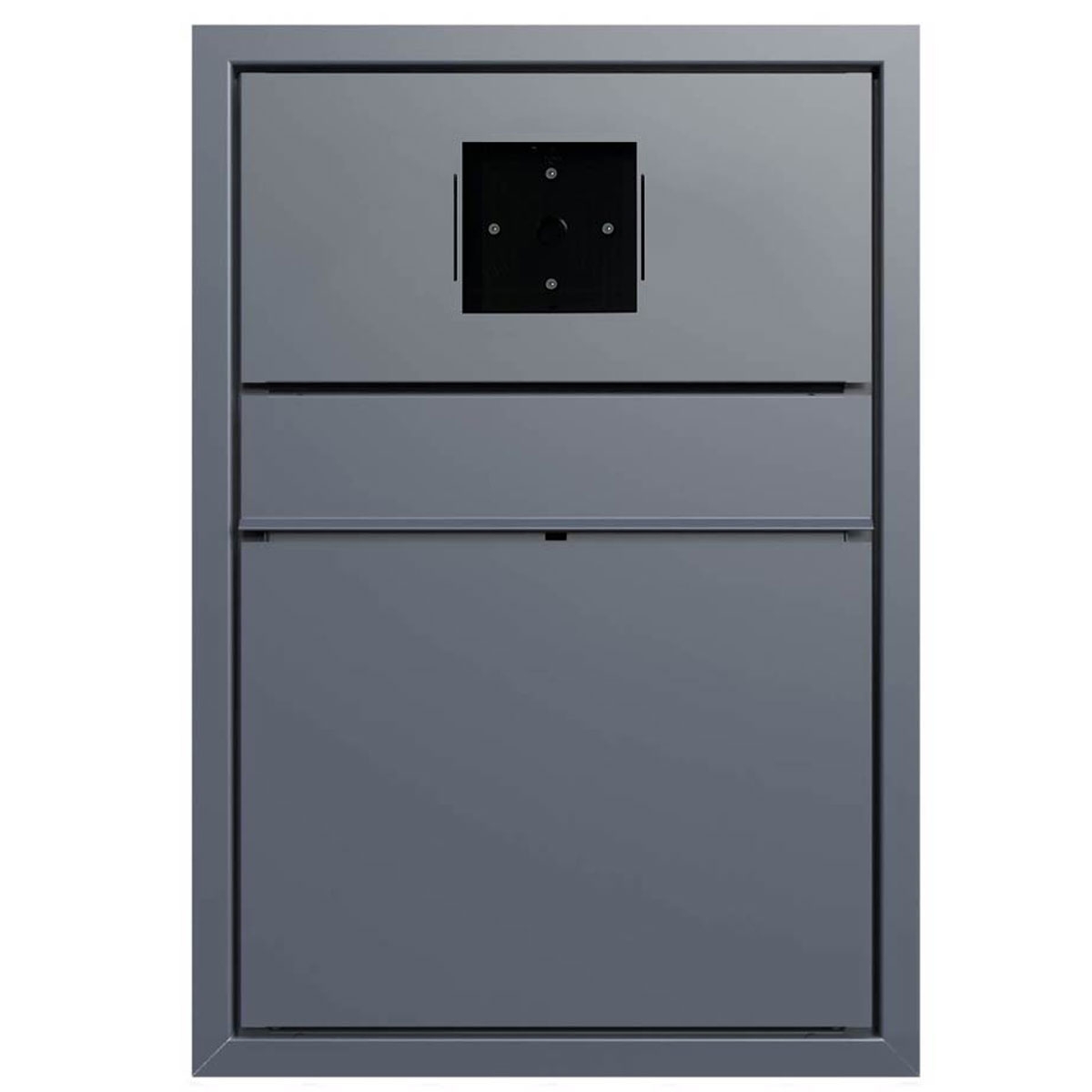Design flush-mounted letterbox GOETHE UP - RAL of your choice - LOXONE Intercom prepared Design flush-mounted letterbox GOETHE UP - RAL of your choice - LOXONE Intercom prepared
