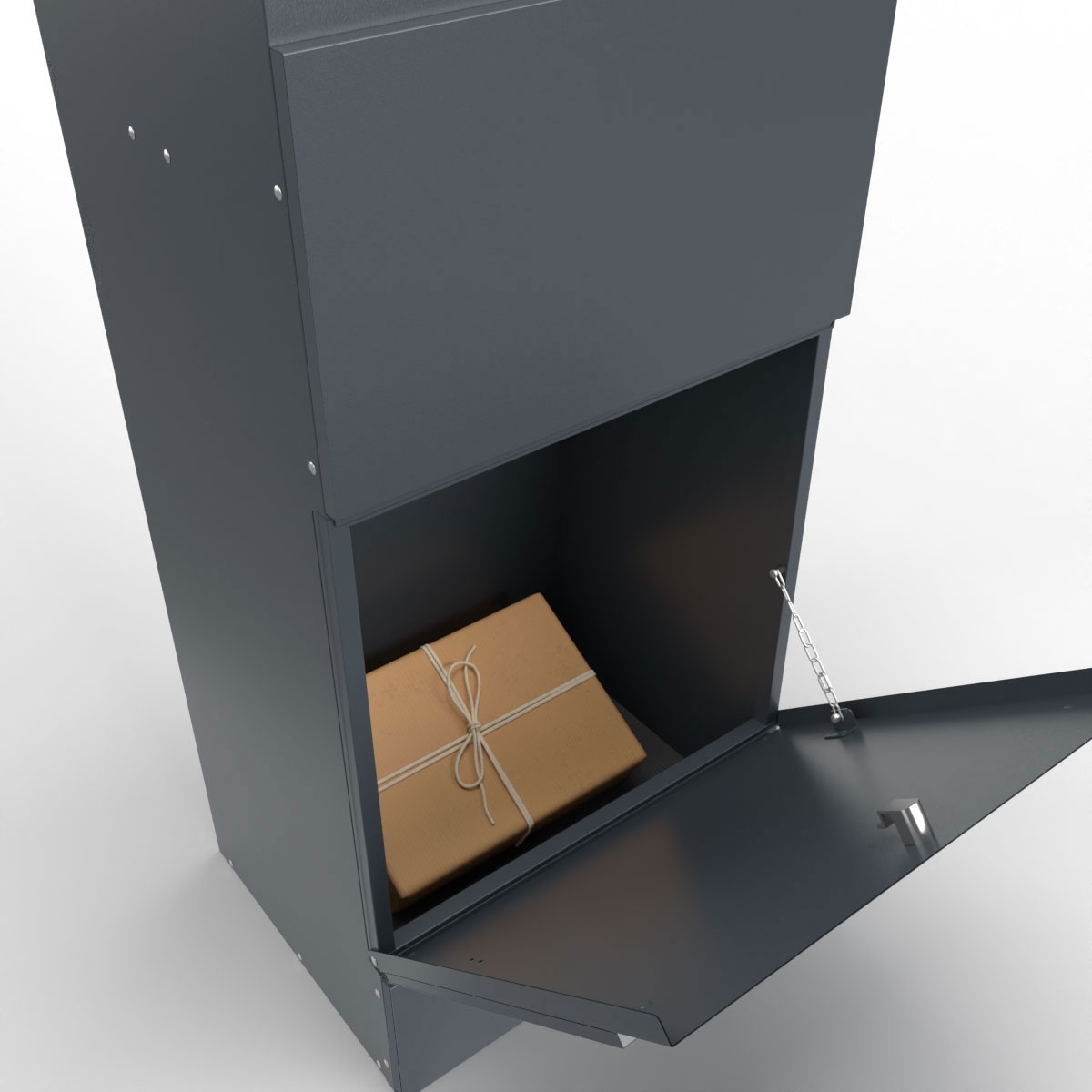Parcel box KLEIST Edition - Design Elegance 2 - RAL 9005 jet black Parcel box KLEIST Edition - Design Elegance 2 - RAL 9005 jet black