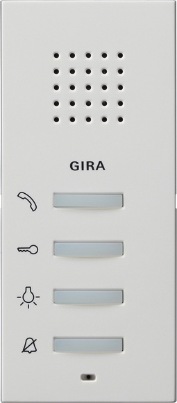 Gira Wohnungsstation AP Reinweiß seidenmatt 125027