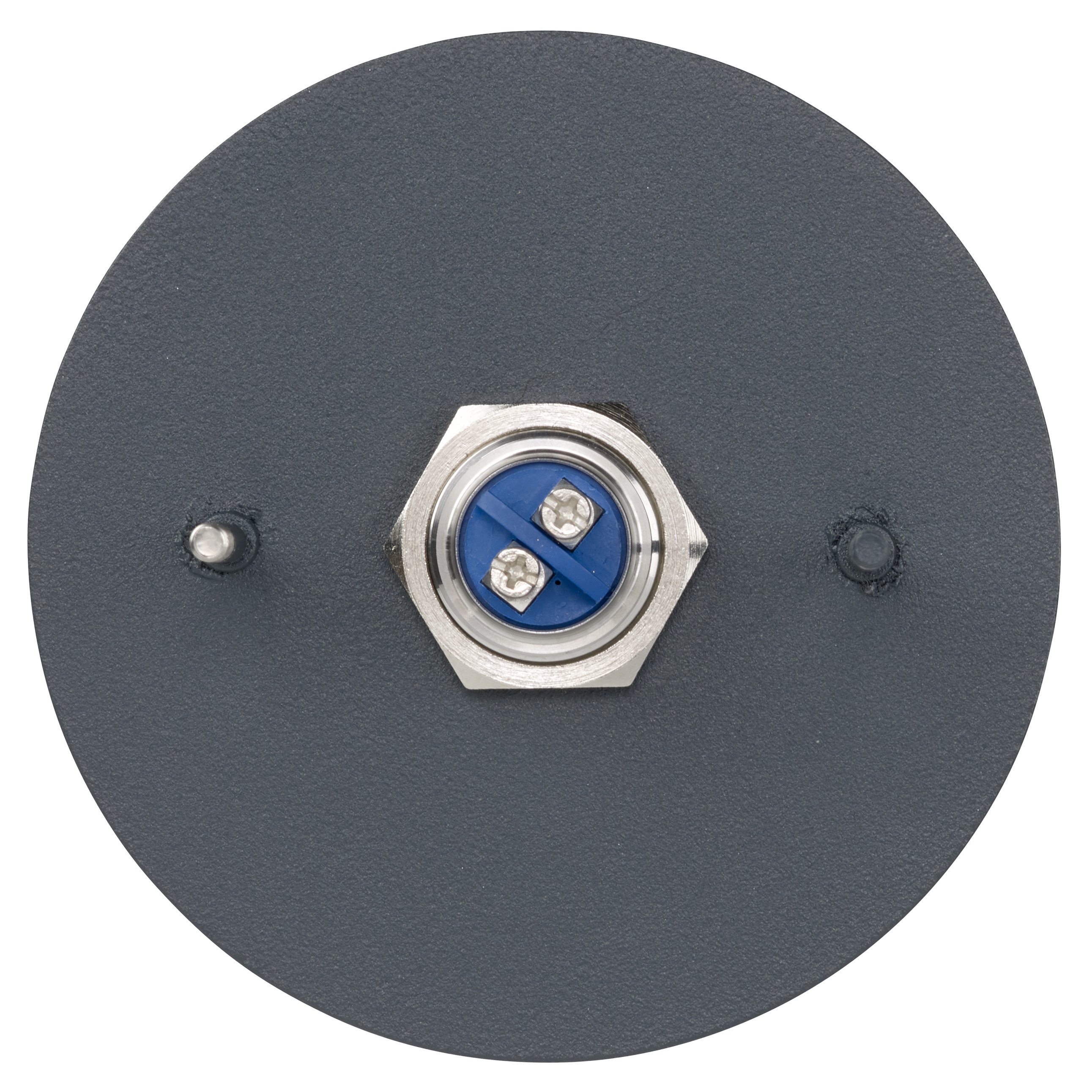 b5c315797b3543ba62c6a47783836160cc0bb802 Edelstahl Klingelplatte BASIC 421-80 pulverbeschichtet - RUND