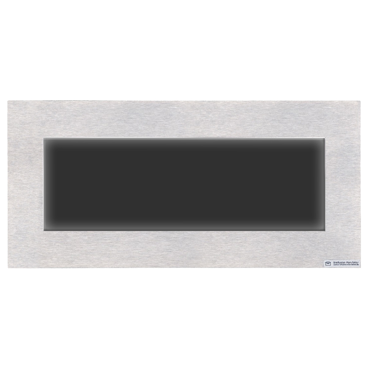 843d4fe5c989a010a9874455531ca0c7267c4743 Edelstahl Frontblende zur Unterputzmontage von GIRA System 106 - 3-fach vorbereitet - Waagerecht