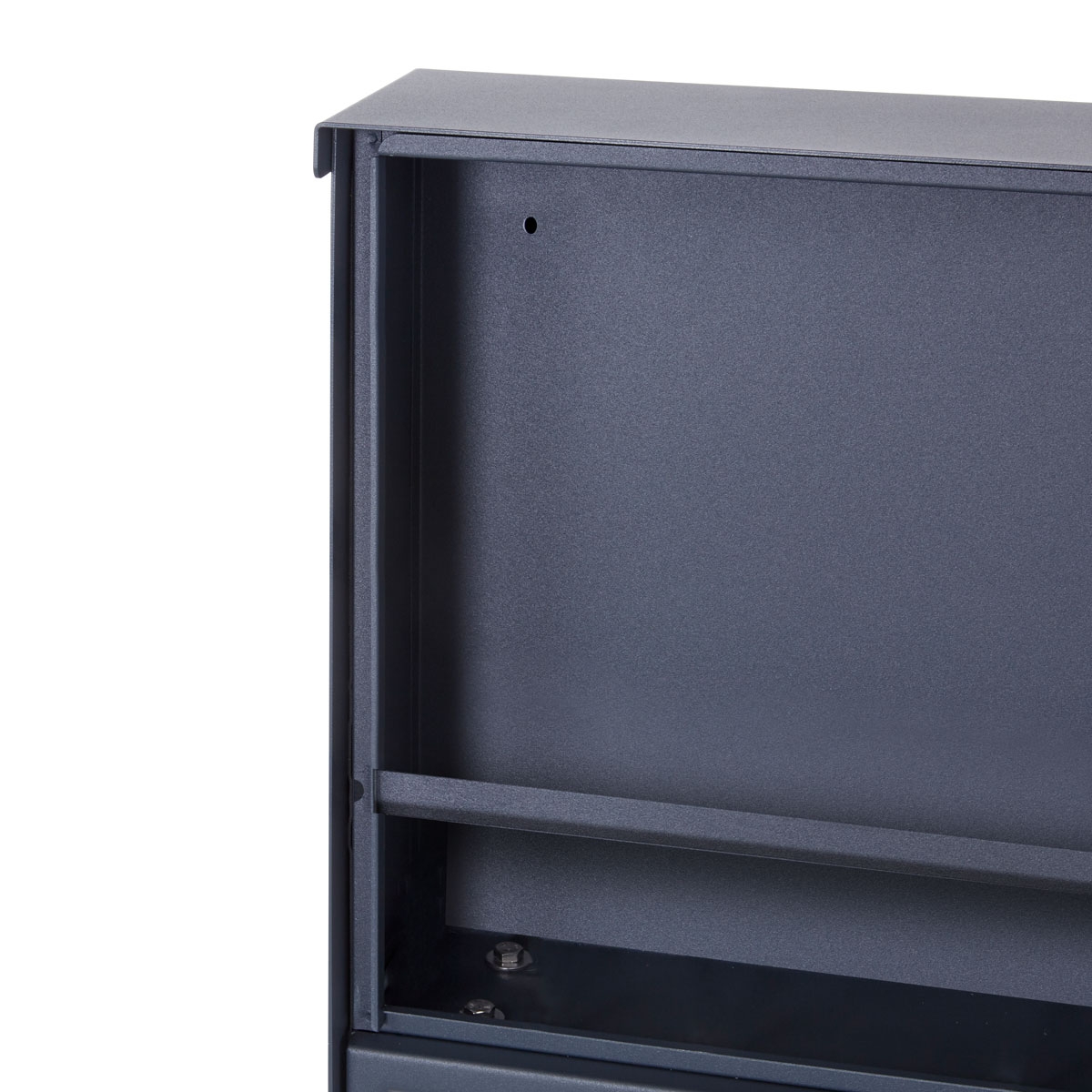 4er 2x2 stainless steel fence letterbox BASIC Plus 382XZ - RAL of your choice - removal from the rear 4er 2x2 stainless steel fence letterbox BASIC Plus 382XZ - RAL of your choice - removal from the rear