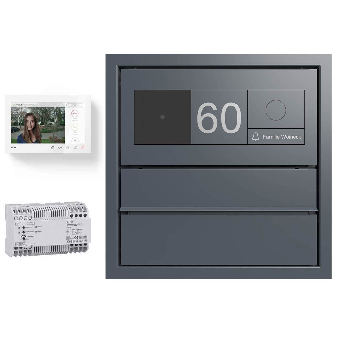 Design Durchwurfbriefkasten GOETHE MDW - RAL nach Wahl - GIRA System 106 Design Durchwurfbriefkasten GOETHE MDW - RAL nach Wahl - GIRA System 106