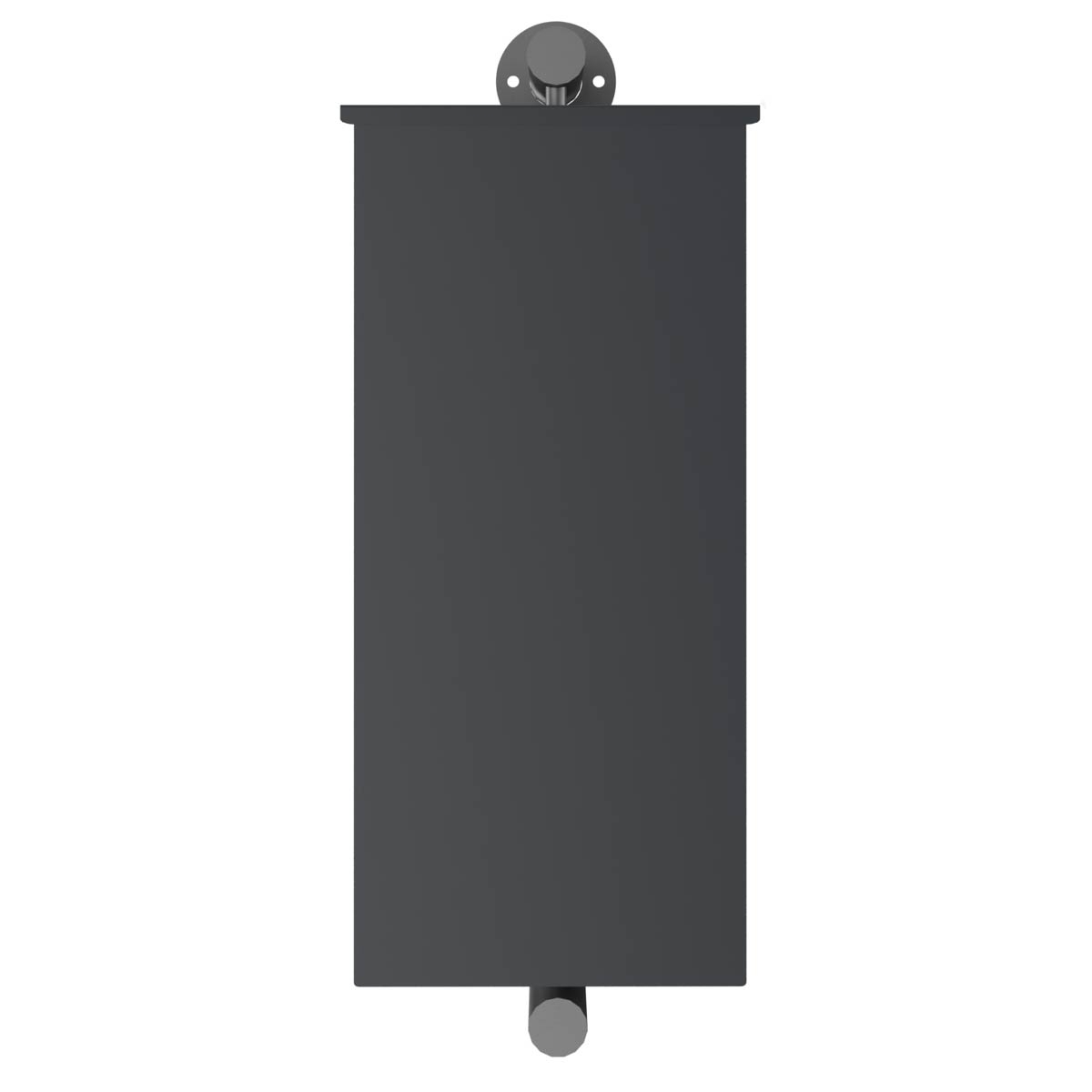 Stainless steel parcel letterbox design BASIC Plus 385XW with parcel compartment 550x300 for side wall mounting - RAL of your choice Stainless steel parcel letterbox design BASIC Plus 385XW with parcel compartment 550x300 for side wall mounting - RAL of your choice