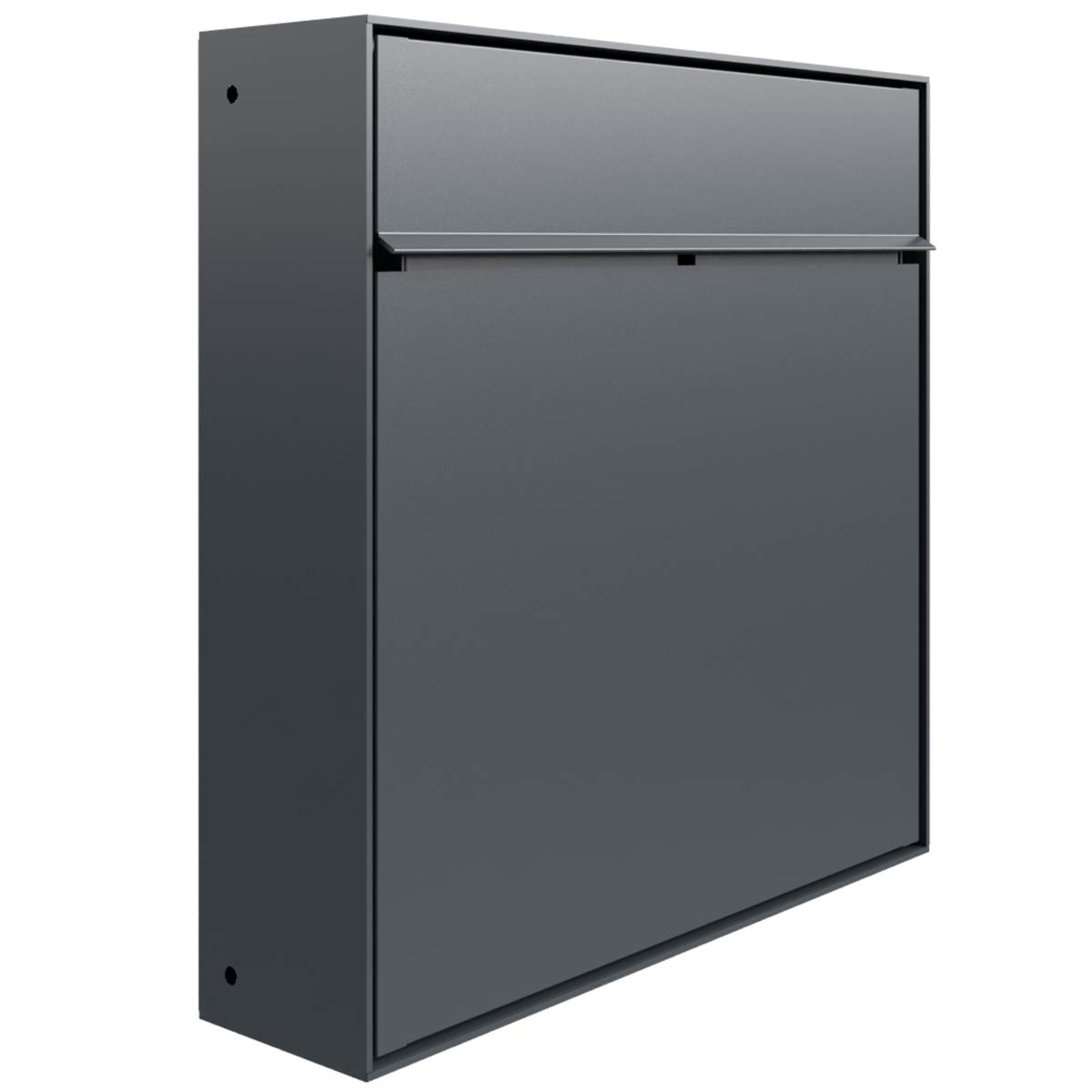 Boîte aux lettres design encastrée avec cadre à joints d'ombre GOETHE UP - RAL au choix Boîte aux lettres design encastrée avec cadre à joints d'ombre GOETHE UP - RAL au choix