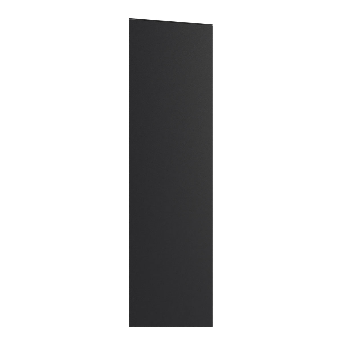 Freestanding parcel letter box KÄSTNER - Design One - RAL 9005 jet black - Removal from the rear
