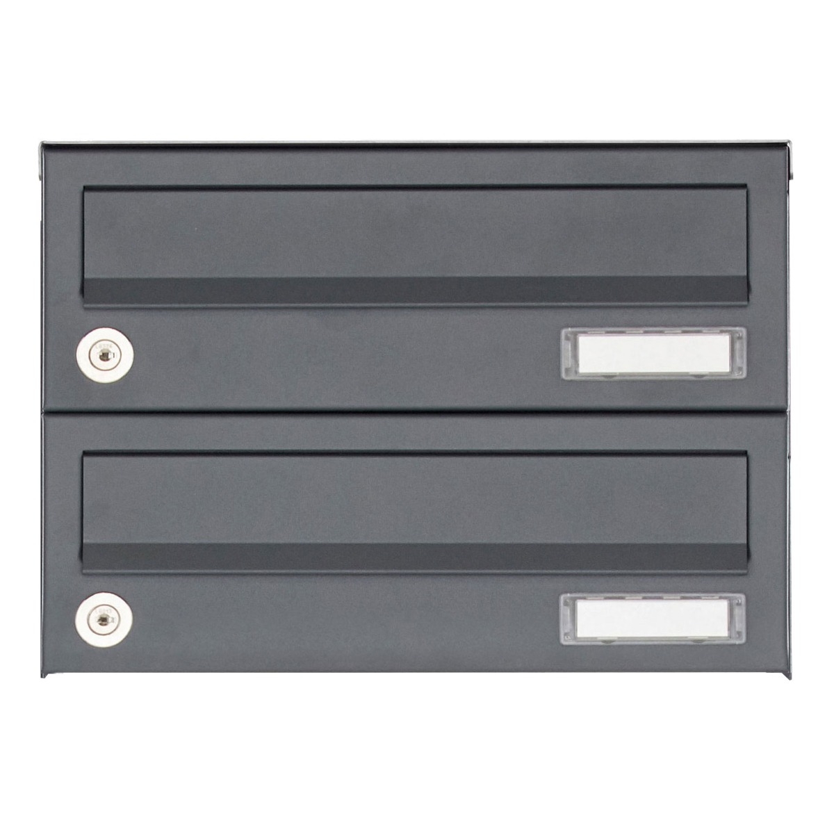 2-piece surface-mounted letterbox system Design BASIC 385A-7016 AP - RAL 7016 anthracite grey