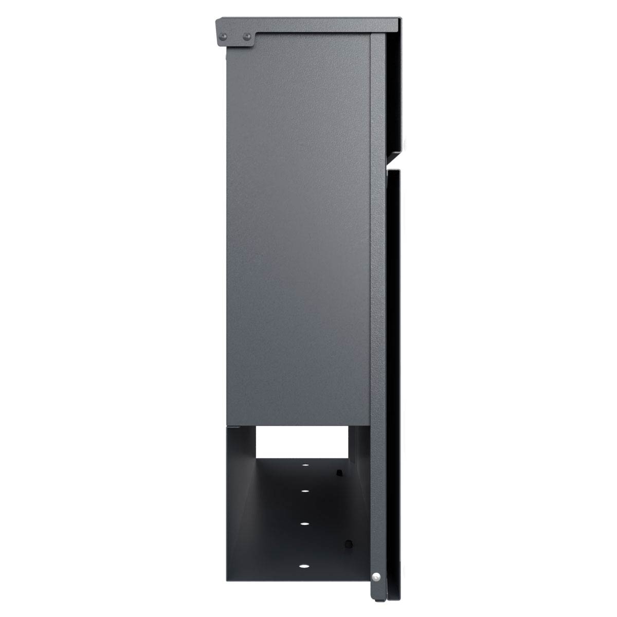 Briefkasten KANT Edition mit Zeitungsfach - Design Elegance 4 - RAL 7016 anthrazitgrau