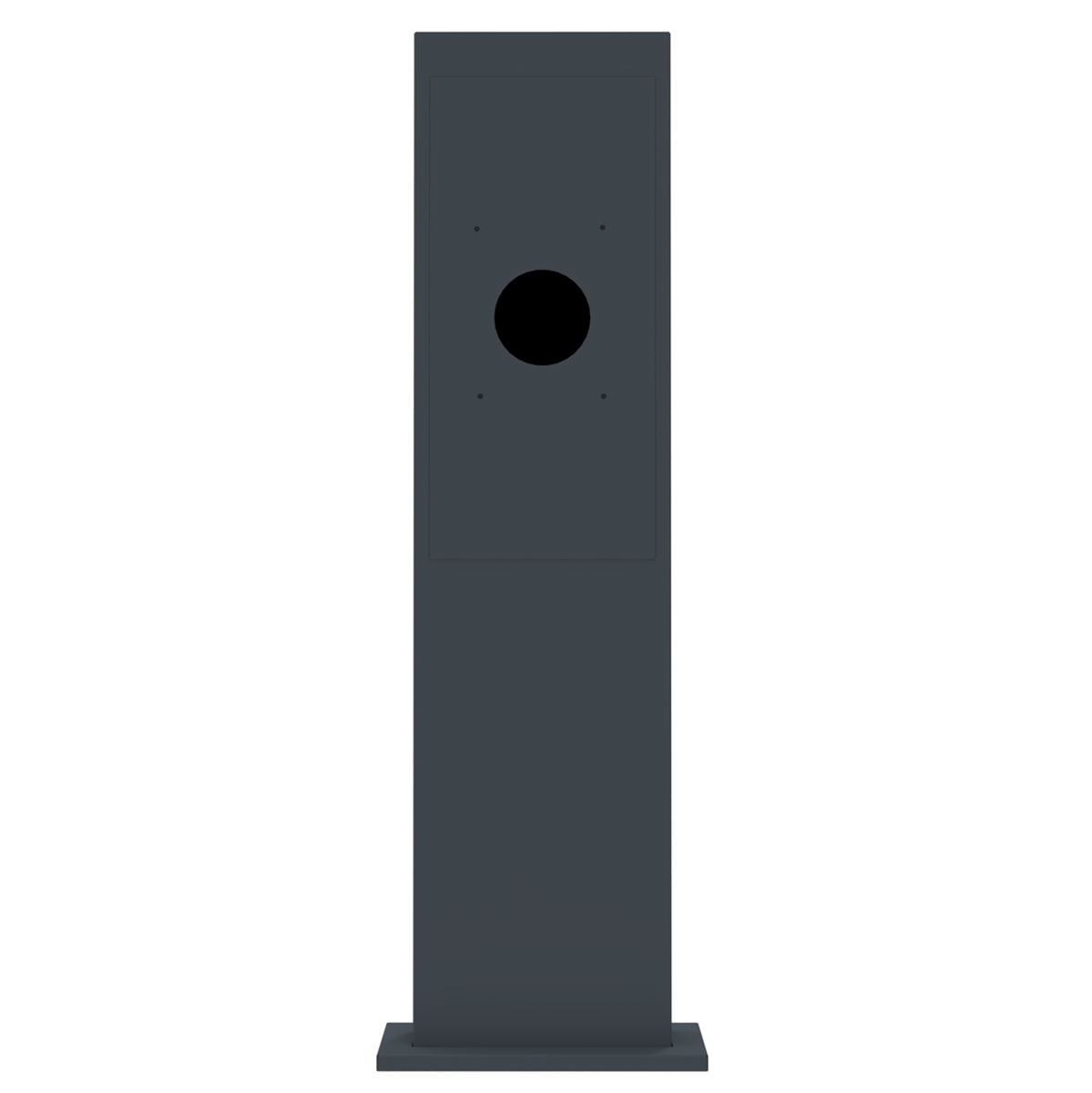 Stainless steel pedestal GRIMM 605 for two wallboxes - Customised wallbox prepared - RAL of your choice Stainless steel pedestal GRIMM 605 for two wallboxes - Customised wallbox prepared - RAL of your choice