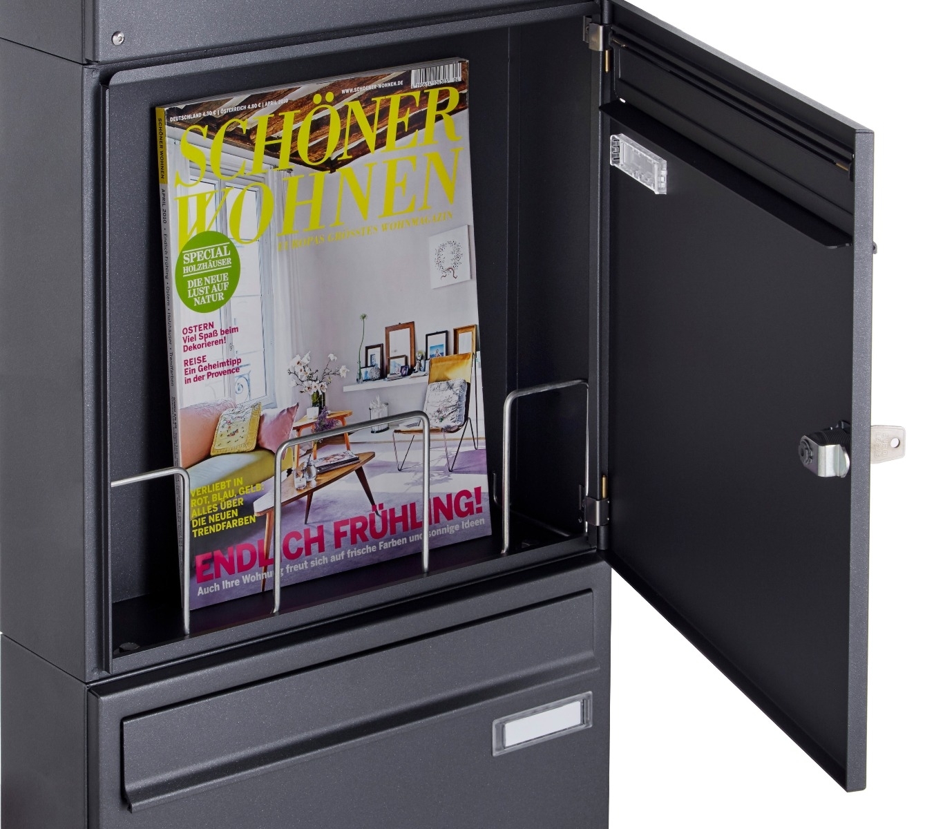 6er 2x3 Aufputz Briefkastenanlage Design BASIC 382A AP - DB703 eisenglimmer 6er 2x3 Aufputz Briefkastenanlage Design BASIC 382A AP - DB703 eisenglimmer