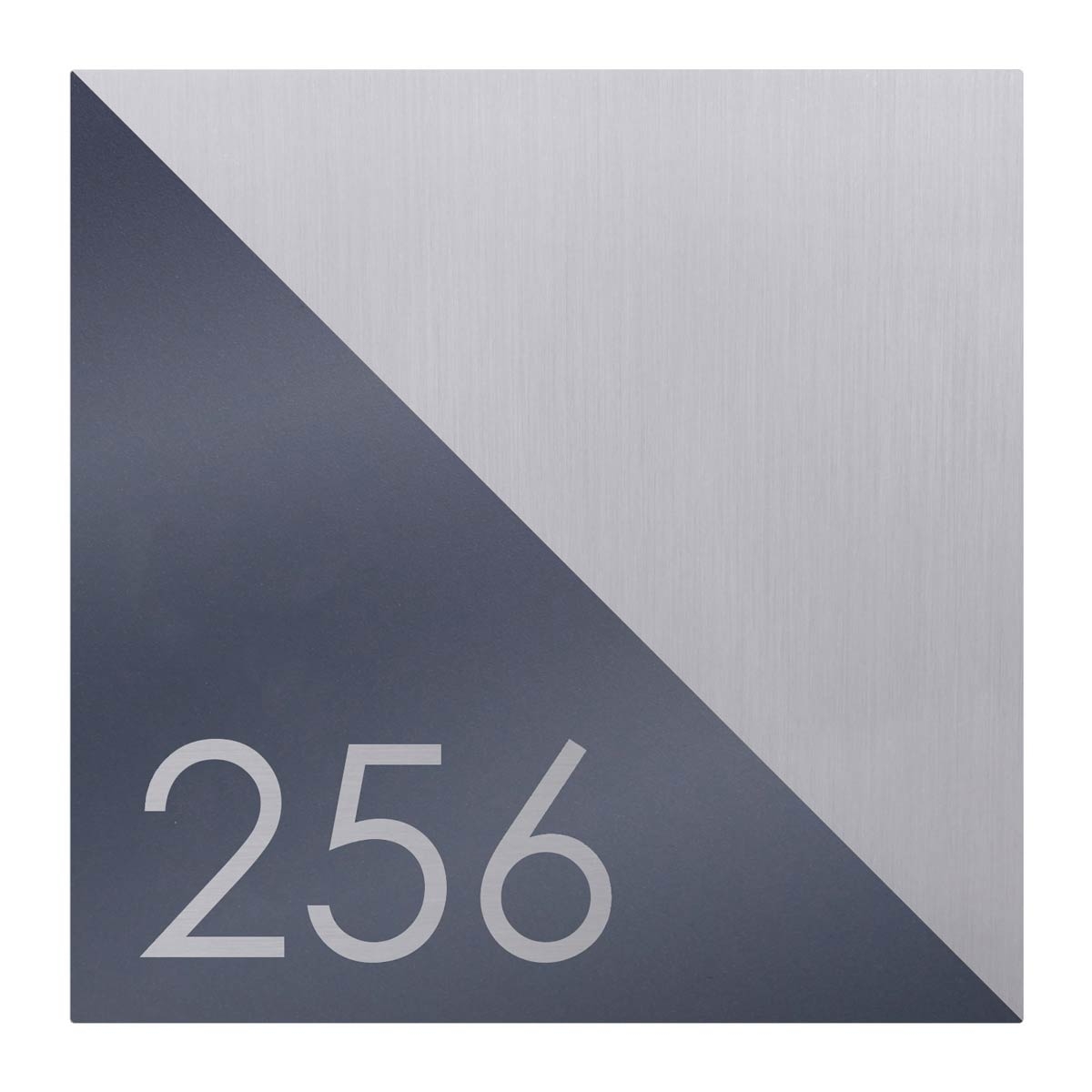 45504757b8c142d73d1fc6b0a0268a5aec2de7ba Stainless steel house number sign 424AE4 400x400 - Elegance IV - RAL of your choice