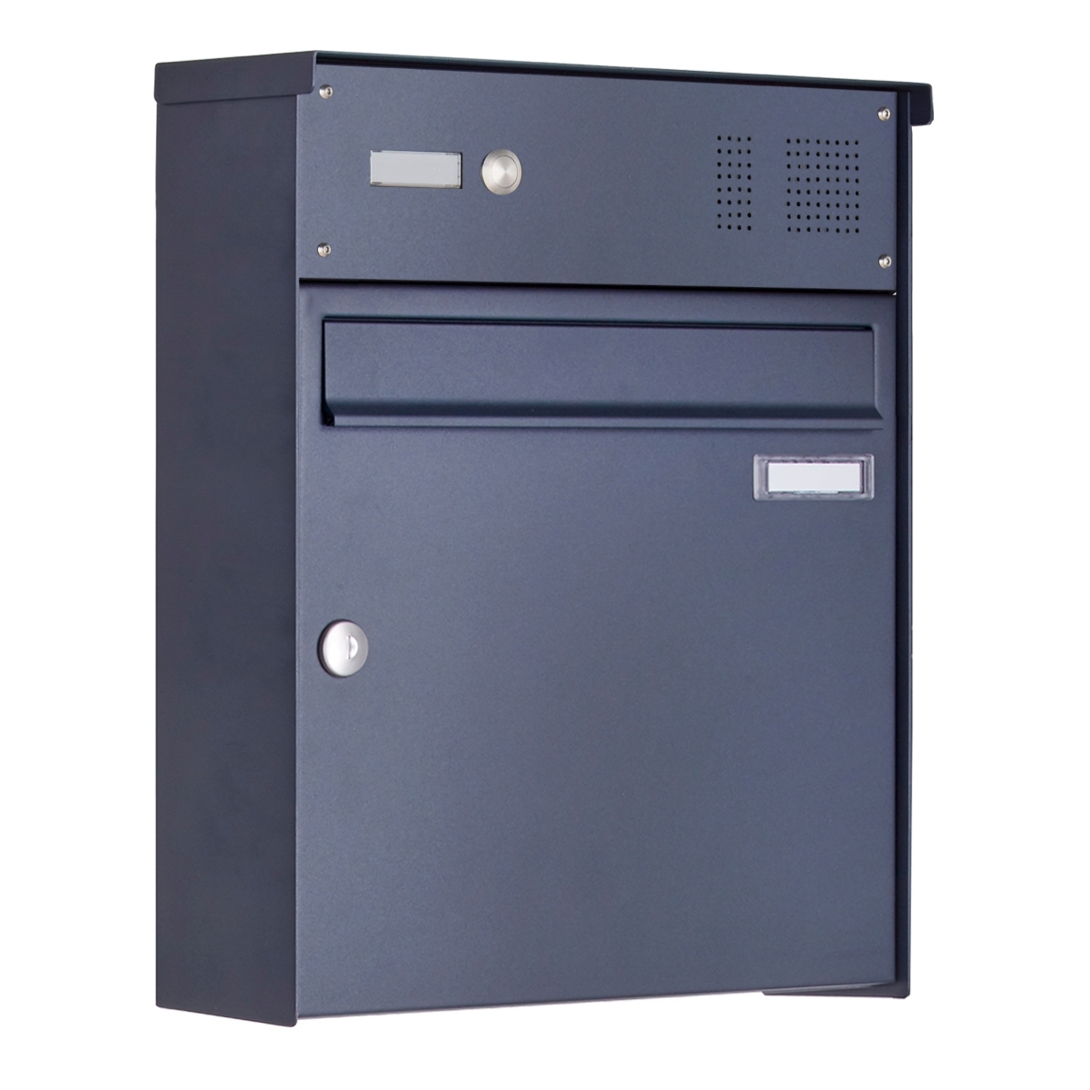 1er Edelstahl Aufputz Briefkasten Design BASIC Plus 382XA AP mit Klingelkasten- RAL nach Wahl 1er Edelstahl Aufputz Briefkasten Design BASIC Plus 382XA AP mit Klingelkasten- RAL nach Wahl