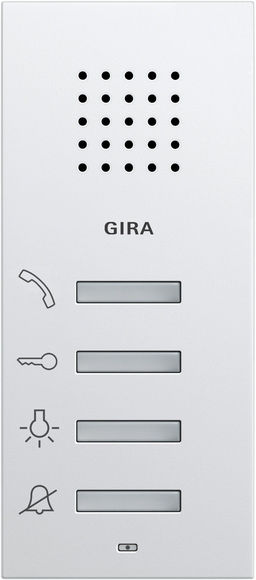 Gira surface-mounted home station pure white glossy 125003 Gira surface-mounted home station pure white glossy 125003