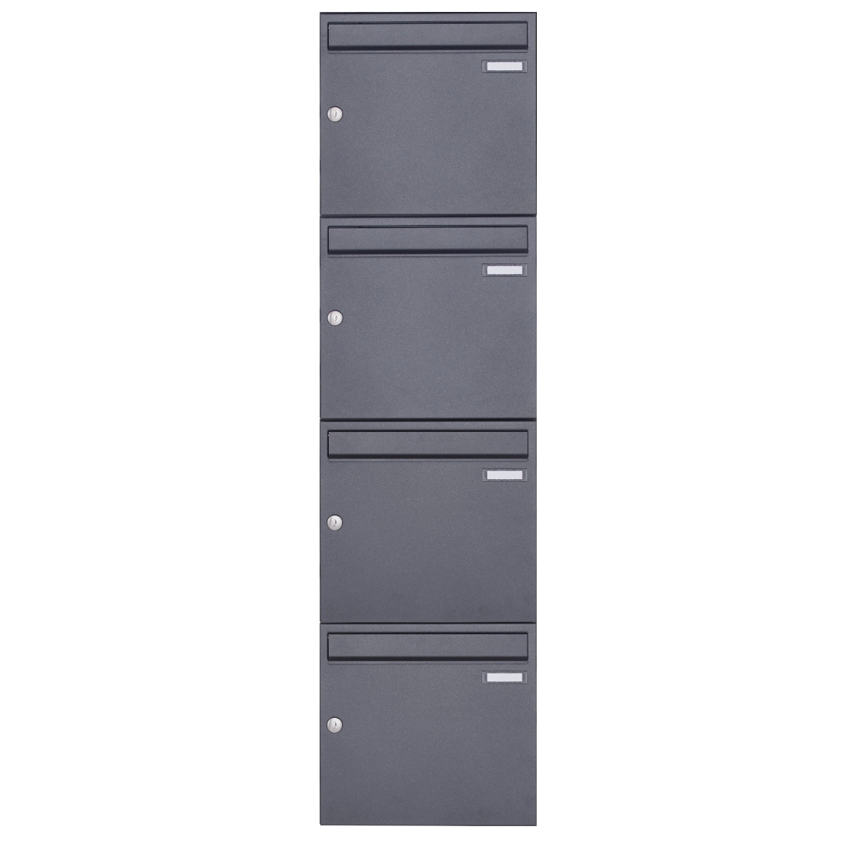 4er 1x4 surface-mounted letterbox design BASIC 382A AP - DB703 micaceous iron ore