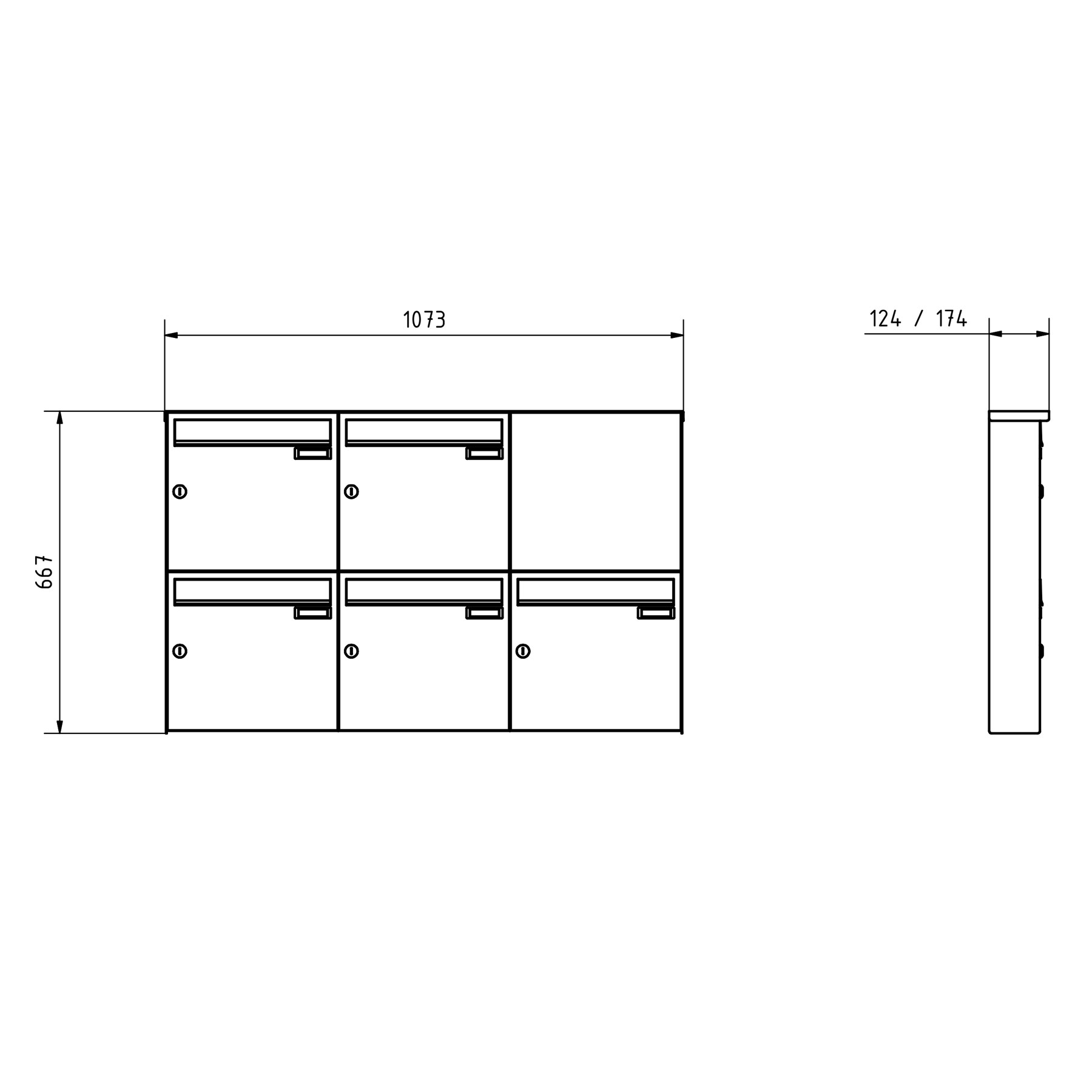 5er 2x3 Edelstahl Aufputz Briefkasten Design BASIC Plus 382XA AP mit Klingelkasten - RAL nach Wahl 5er 2x3 Edelstahl Aufputz Briefkasten Design BASIC Plus 382XA AP mit Klingelkasten - RAL nach Wahl