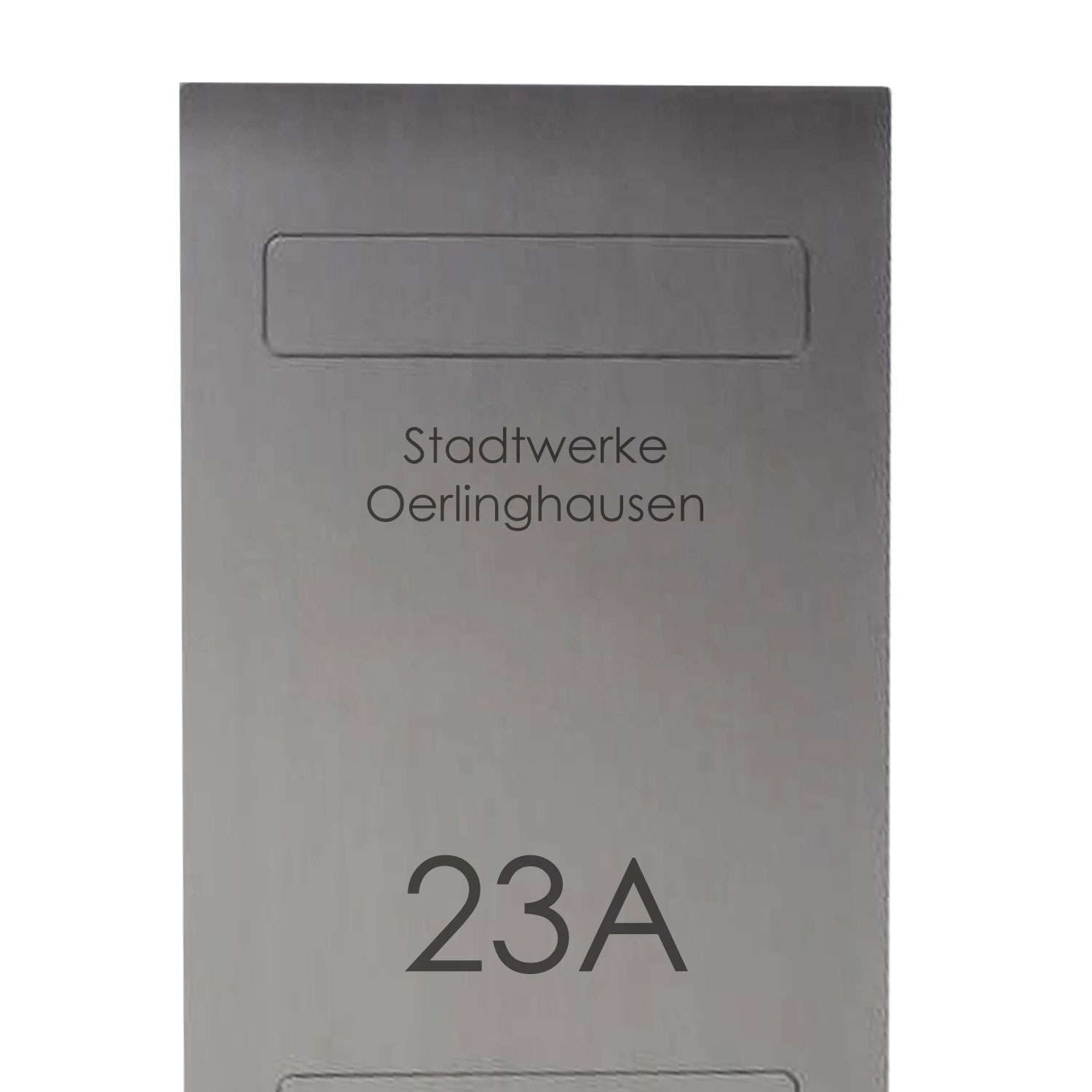 Sicherheits Standbriefkasten Typ 174 - Edelstahl geschliffen