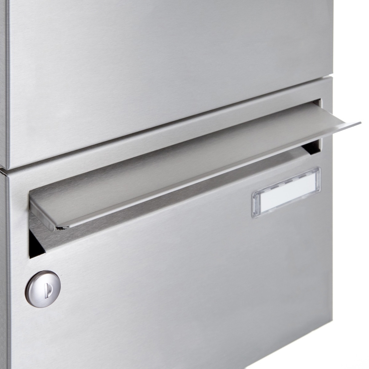 12er 3x4 system natynkowej skrzynki na listy ze stali nierdzewnej Design BASIC 385 A 220 - stal nierdzewna V2A polerowana