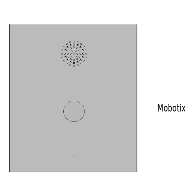 Mobotix AudioMount MX-FLEX-OPT-AM-BL vorbereitet (ohne Kamera)